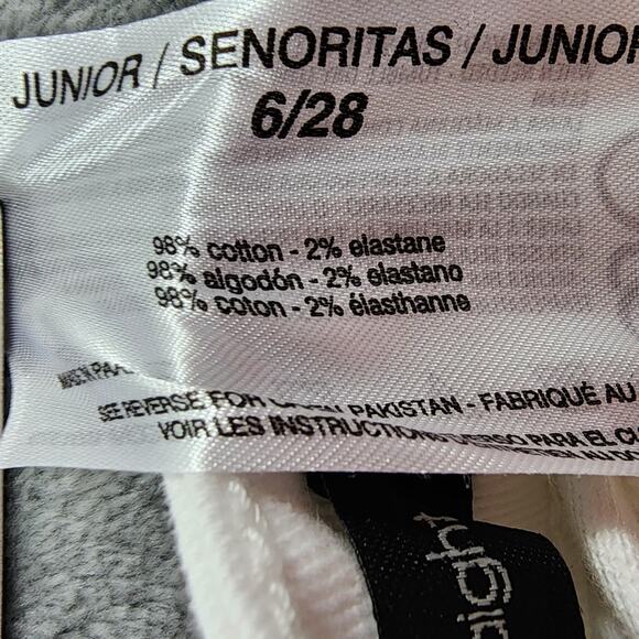 Ella Moss Jeans Womens 6/28 White High Waist Straight Leg Stretch Denim Ankle - Picture 7 of 13